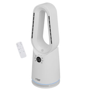 Russell Hobbs Hot & Cool Bladeless Tower Fan - White