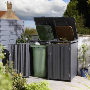 Rowlinson Wimbledon Double Bin Store - Anthracite