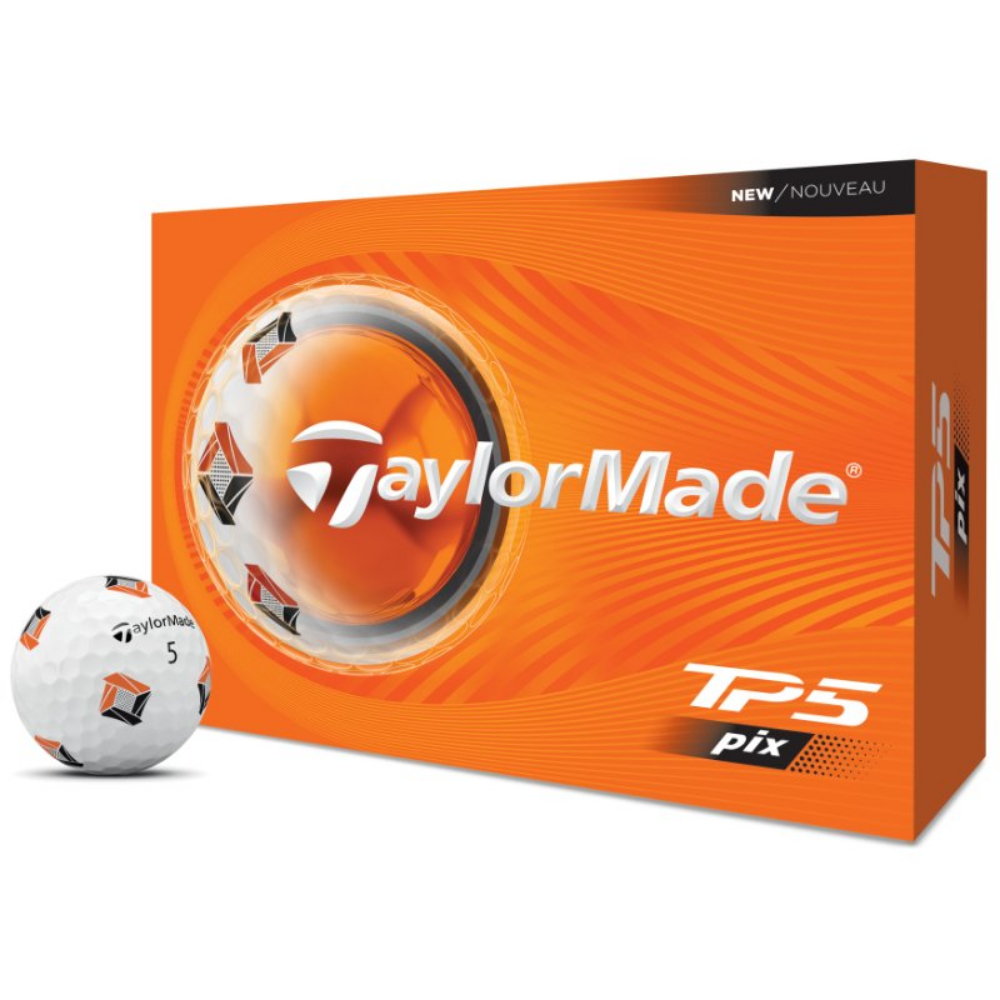 TaylorMade TP5 Pix Golf Balls (Box of 12)
