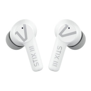 Veho Stix II Pro ANC True wireless earphones - Ice White - Active Noise Cancelling & ENC