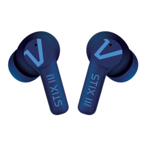 Veho Stix II Pro ANC True wireless earphones - Blue - Active Noise Cancelling & ENC