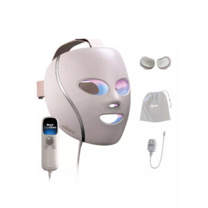 Shark FW312UKPK CryoGlow Under-Eye Cooling + LED Anti-Ageing & Blemish Repair Mask - Spa Pink