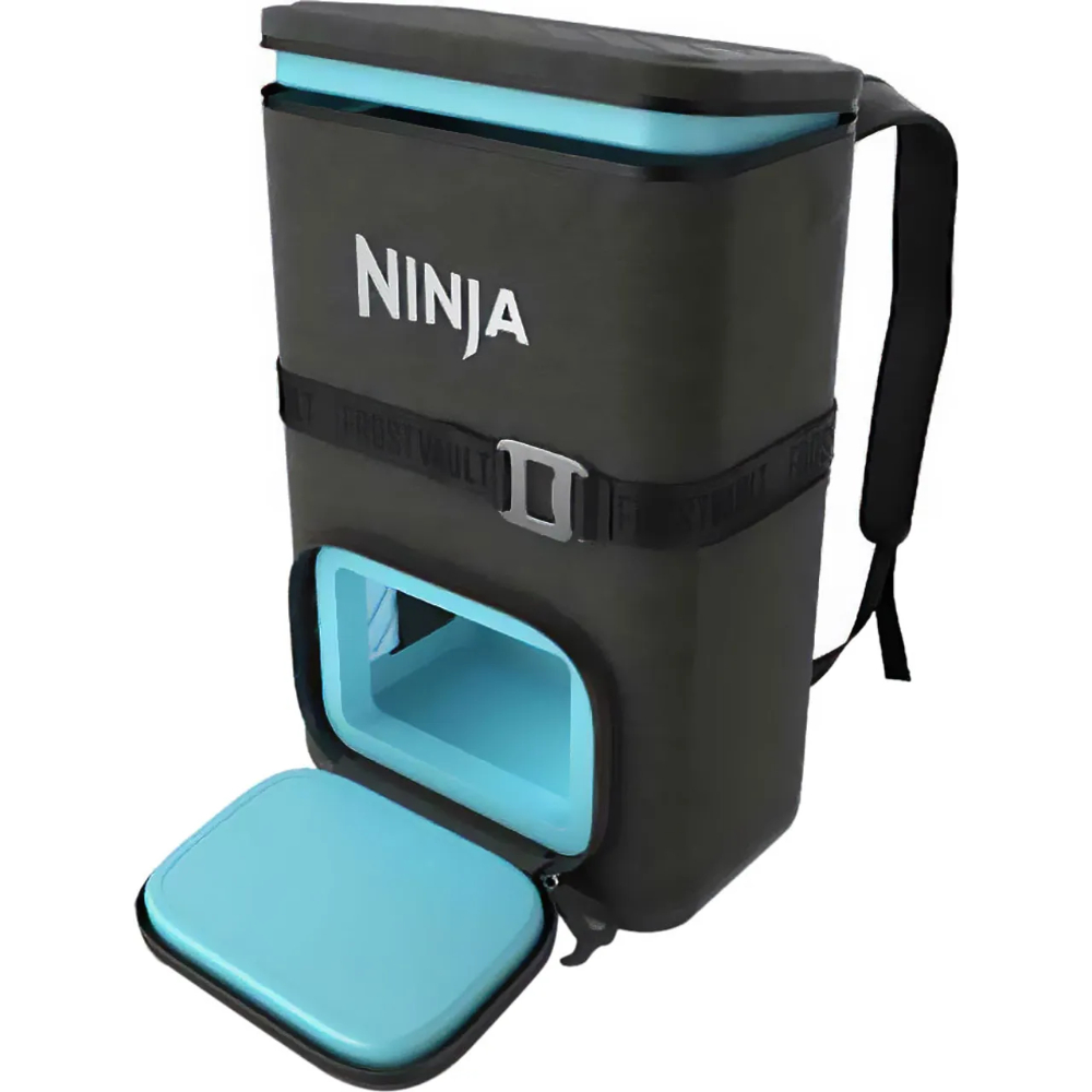 Outdoor FrostVault Go 17 litre 24-Can Backpack Soft Cooler with Cold Dry Zone - Charcoal Grey