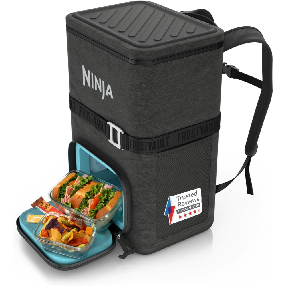 Outdoor FrostVault Go 23 litre 36-can Backpack Soft Cooler with Cold Dry Zone - Charcoal Grey