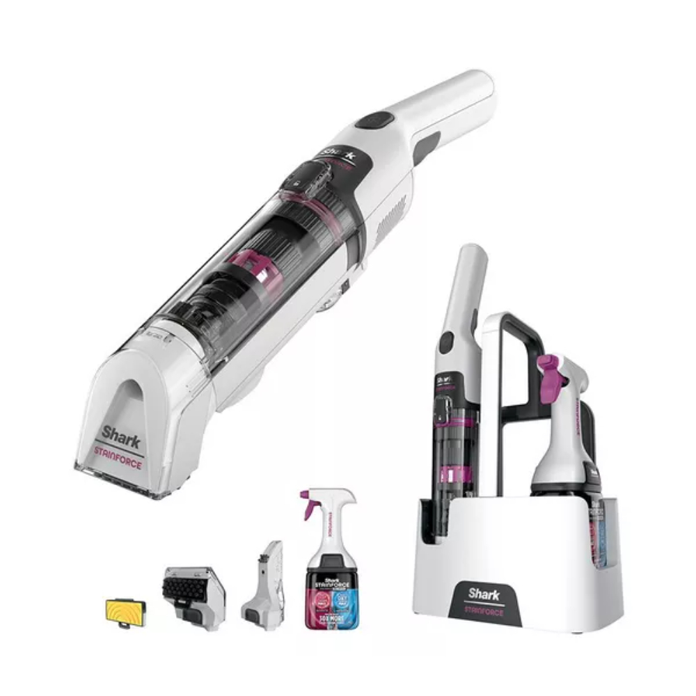 Shark StainForce Cordless Stain Destroying Spot Cleaner HX100UKT - White