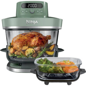 Ninja CRISPi PRO 5-in-1 XL Glass Air Fryer - Moss Green AS090UKGN
