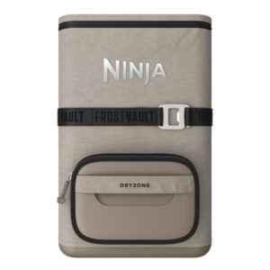 Ninja FrostVault Go 17 litre 24-Can Backpack Soft Cooler with Cold Dry Zone - Birch Beige FF124EUUKCS