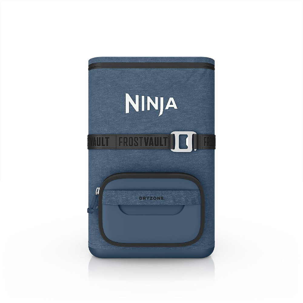Ninja FrostVault Go 17 litre 24-Can Backpack Soft Cooler with Cold Dry Zone - Lakeshore Blue FF124EUUKNV