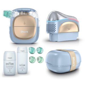 Shark FacialPro Glow + Depuffi at home facial - Spa Blue FH320UK