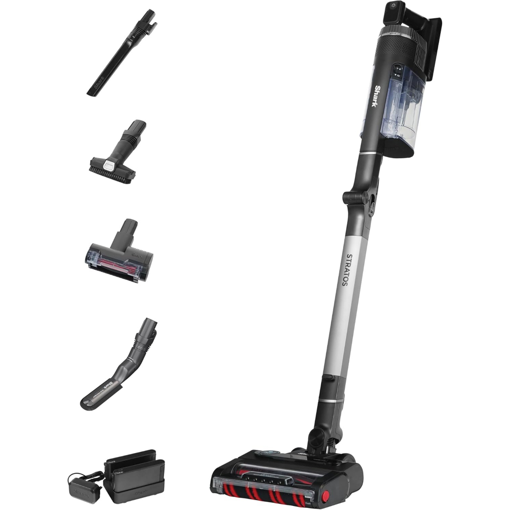 Shark Stratos Cordless Stick Vacuum Cleaner with Anti Hair Wrap Plus & Clean Sense IQ, Pet Pro Model IZ420UKT