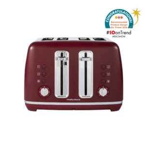Morphy Richards 242051 Limited Edition Accents 4-Slice Toaster - Rhubarb