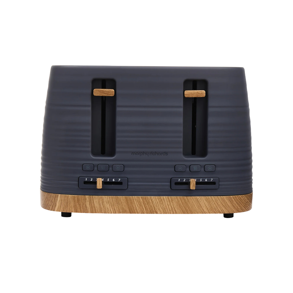 Morphy Richards 243101 Clay 4-Slice Grey Toaster - Flint