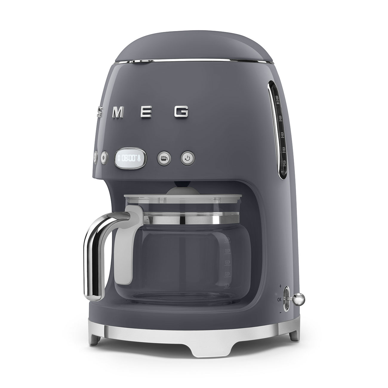 Smeg Retro Design Drip Coffee Machine Slate Grey