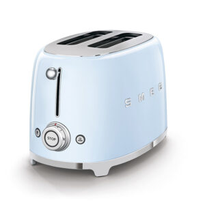 Smeg Retro Design 2 Slice Toaster Pastel Blue