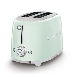 Smeg Retro Design 2 Slice Toaster Pastel Green