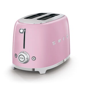 Smeg Retro Design 2 Slice Toaster Pink