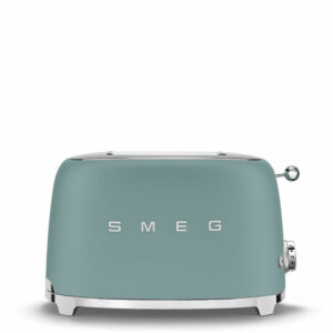 Smeg Retro Design 2 Slice Toaster Matt Emerald Green
