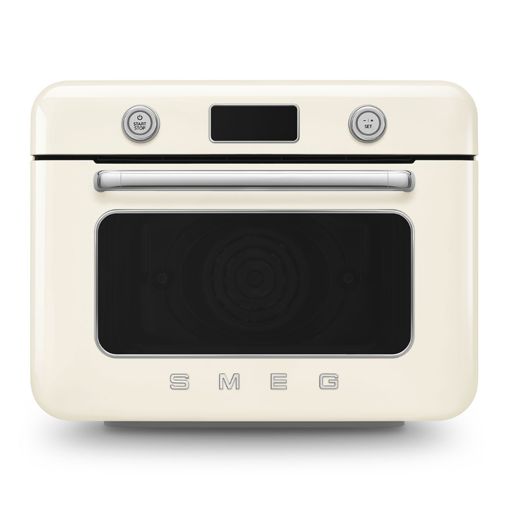 Smeg COF01CRUK 50's Style Countertop 10in1 Multifunction Oven, Cream